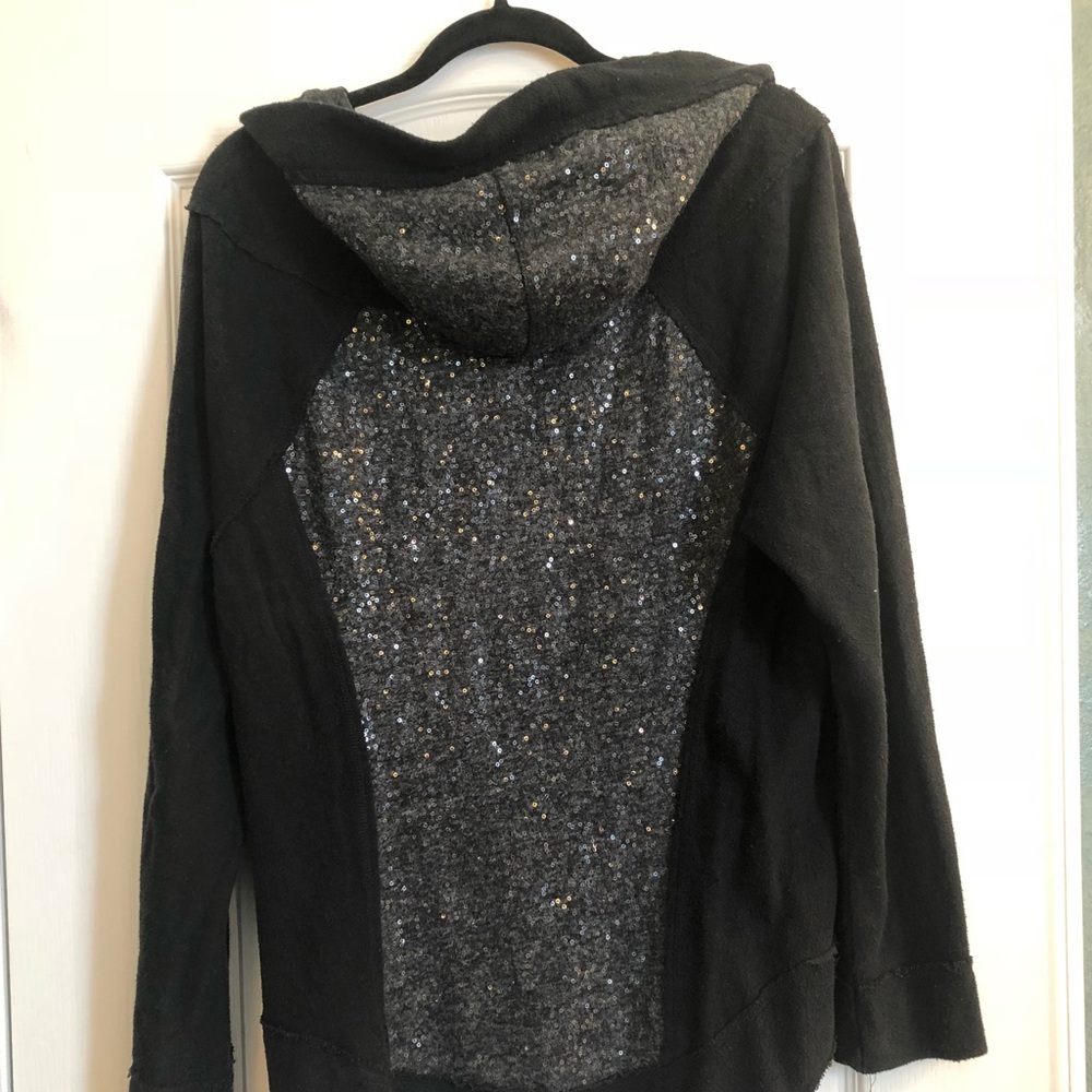 Hooded sequin sweater - Picture 3 of 6